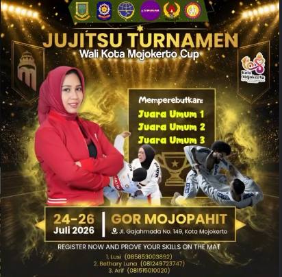 Segera Hadir! Turnamen Jujitsu Wali Kota Mojokerto 